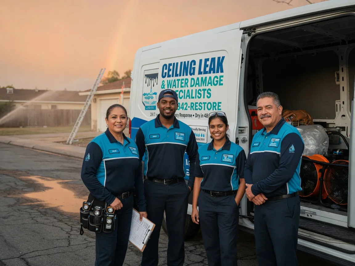 Ceiling Leak Cleanup company in Comins, MI